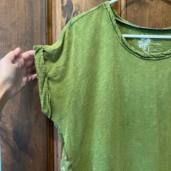 Pilcrow Washed Tee in Green Size XS - Picture 3 of 6